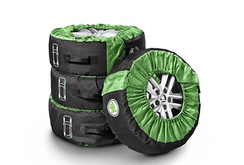 Rädertasche schwarz-grün