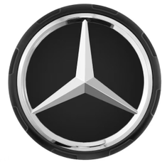 AMG Radnabenabdeckung, im Zentralverschlussdesign schwarz matt