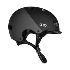 Audi-Original-Helm-für-E-Scooter-und-Fahrrad-In-Schwarz-Grau
