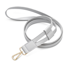 Audi Schlüsselband Leder, Damen, grau