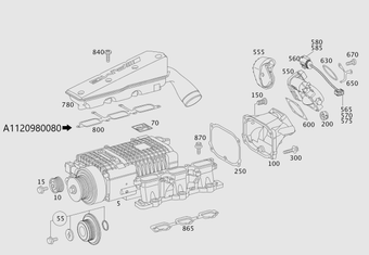 Original Mercedes-Benz 2 Stck. Dichtung, ROHRKRUEMMER AN KOMPRESSOR