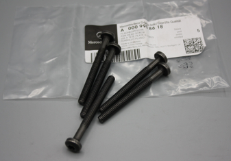 Original Mercedes-Benz 5 Stück Flachkopfschraube M6x65 Nockenwellenlagergehäuse OM654