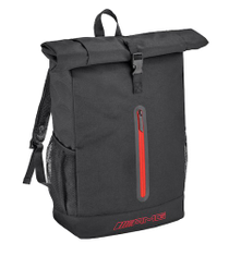 AMG Rucksack, Rolltop schwarz / rot, Polyester
