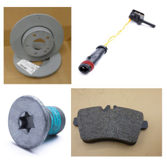 Original Mercedes-Benz Bremsensatz Vorne. A-Klasse W169 (Bis 31.08.2005)