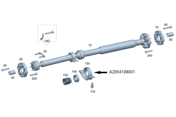 Original Mercedes-Benz Faltenlager / Gelenkwelle. C-Klasse, E-Klasse, CLS