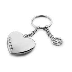 Original VW Schlüsselanhänger 3D Herz Volkswagen Logo