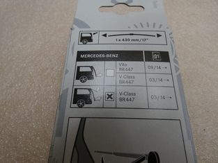 Original Mercedes-Benz Wischerblatt hinten. V-Klasse W447, W448