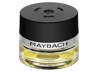 Duftflakon mit schwarzem Deckel