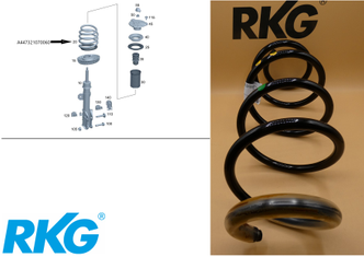 Original Mercedes-Benz Federnsatz vorne (2 Stück). V-Klasse W447, W448