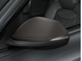 Außenspiegelgehäuse Carbon matt für Fahrzeuge mit Audi side assist, links-2