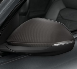 Außenspiegelgehäuse Carbon matt für Fahrzeuge mit Audi side assist, rechts-2