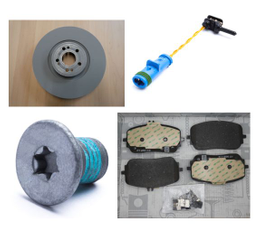 Original Mercedes-Benz Bremsensatz vorne. GLE, GLS W167-1