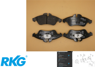 Original Mercedes-Benz Bremsklötze vorne Sprinter W902, 903, 906-1