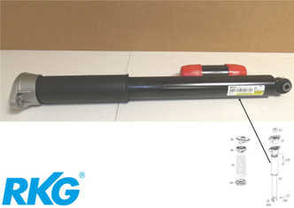 Original Mercedes-Benz Stossdämpfer hinten rechts. AMG C43, 4Matic W205-2