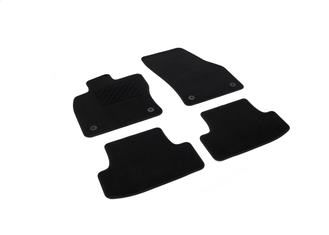 Volkswagen Textilfußmatten „Plus“ – vorne und hinten, Schwarz (T-Roc)-1