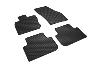 Volkswagen Gummifußmatten „Plus“ – vorne & hinten, Schwarz (VW Tiguan, LHD)-1