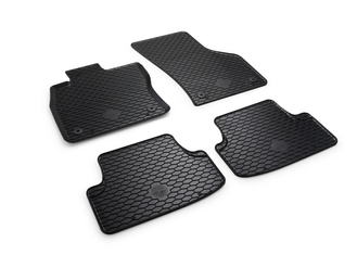 Volkswagen Gummifußmatten „Plus“ – vorne & hinten, Schwarz (VW Golf 7)-1