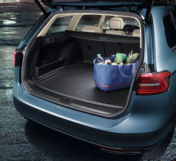 Volkswagen Original Gepäckraumeinlage – Variabler Ladeboden – Fahrzeuge mit oberer Ladebodenposition-1