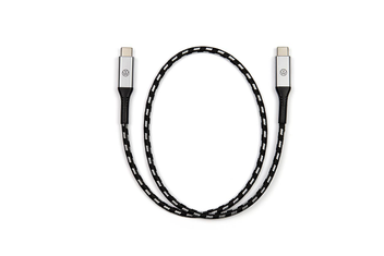 Volkswagen Premium USB-C auf USB-C Ladekabel, 50 cm, beleuchtetes VW Logo-1