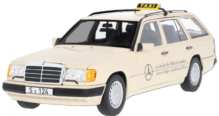 Modellauto Taxi - Mercedes-Benz 300 D T-Modell S 124-6