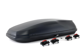 Dachbox „Basic“ 420 Liter, Schwarz matt, Volkswagen Original Zubehör-1