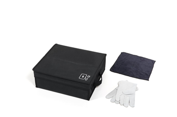Faltbox für e-Ladekabel mit Handschuhen und Reinigungstuch, Volkswagen Original Zubehör-1
