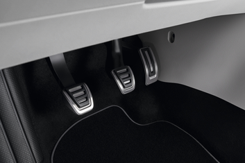 Volkswagen Pedalkappenset für Schaltfahrzeuge, Linkslenker-1