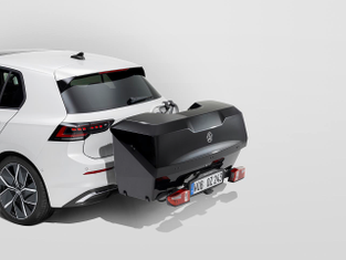 Volkswagen Heckbox für AHV-Fahrradträger – 300 Liter, abklappbar, abschließbar-1