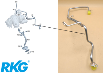Original Mercedes-Benz Ölleitung Zulauf. OM654920. A6541802901-1