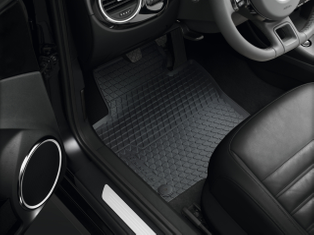 Volkswagen Original Allwetterfußmatten – vorne, Titanschwarz, Linkslenker-1