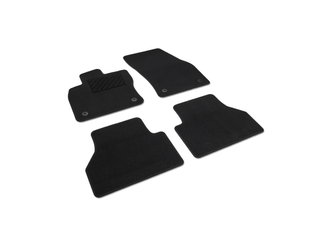 Volkswagen Fußmatten Plus-Qualität (4-teilig) – Schwarz, Textil-1