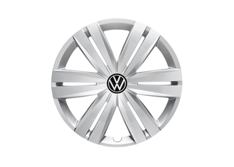 Volkswagen Radzierblende 16 Zoll – Brillantsilber, Doppelspeichen-Design-1