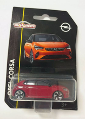 Opel Corsa F Chilli rot-schwarz  Spielzeug Spielzeugauto OC11429-1