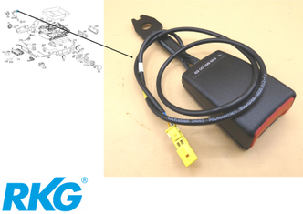 Original Mercedes-Benz Gurtschloss Fahrersitz. Viano W639. A6398600069-1