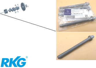 Original Mercedes-Benz Schraubensatz (4 Stück), Riemenscheibe unten. OM 651-2