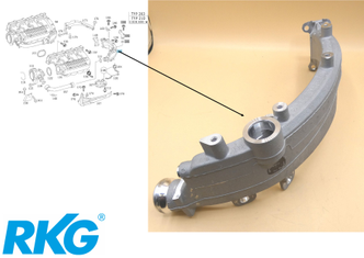 Original Mercedes-Benz Abgasrückführleitung. OM611, OM612. C-Klasse W203, E-Klasse W210-1