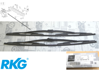 Original Mercedes-Benz Wischerblattsatz vorne. Actros_A0018206945-1