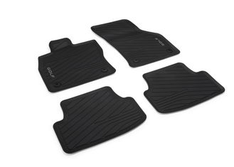 Volkswagen Gummi Fußmatten Premium – VW Golf 8 Mild-Hybrid (Limousine/GTI/R)-1