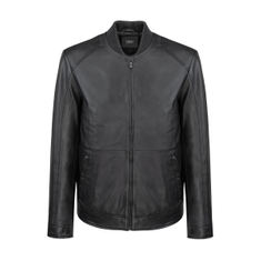 Audi Lederjacke, Herren, schwarz-1
