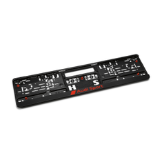 Audi Sport Kennzeichenhalter, schwarz-1