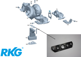 Original Mercedes-Benz Metalldichtung Turbolader OM642-7