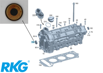 Original Mercedes-Benz Verschlussdeckel Nockenwelle Ø 40mm, OM651-6