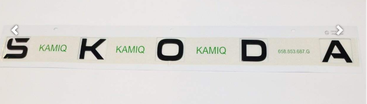 Skoda Heckklappen Schriftzug Kamiq – Black Edition-1