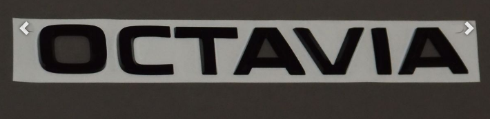 Skoda Heckklappen Schriftzug Octavia – Black Edition-1