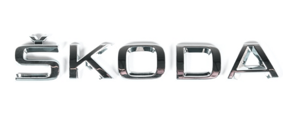 Skoda Heckklappen Schriftzug – Chrom-1