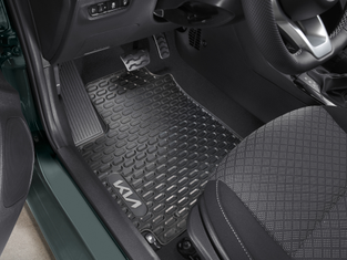 Original KIA Picanto JA Gummimatten Gummi Fußmatten Satz 4 Teilig G6131ADE01GR-2