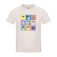 Audi T-Shirt ADUI, Kinder, natur 110/116-1