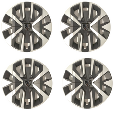 Original Peugeot 208 Radkappen Satz Radblenden 16 Zoll 4 Teilig-3