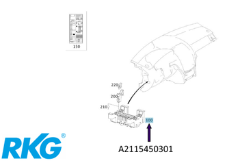 Sicherungsdose Innenraum. E-Klasse W211, CLS W219. *A2115450301* Original MB-1