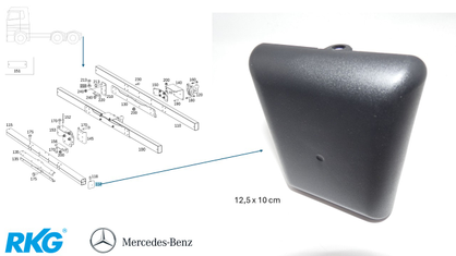 Abdeckkappe Querträger. Actros, Atego *A9675250538*-1